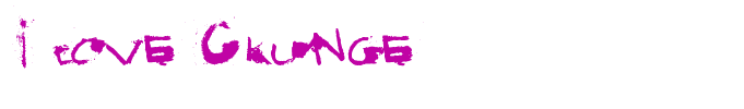 I love Grunge
